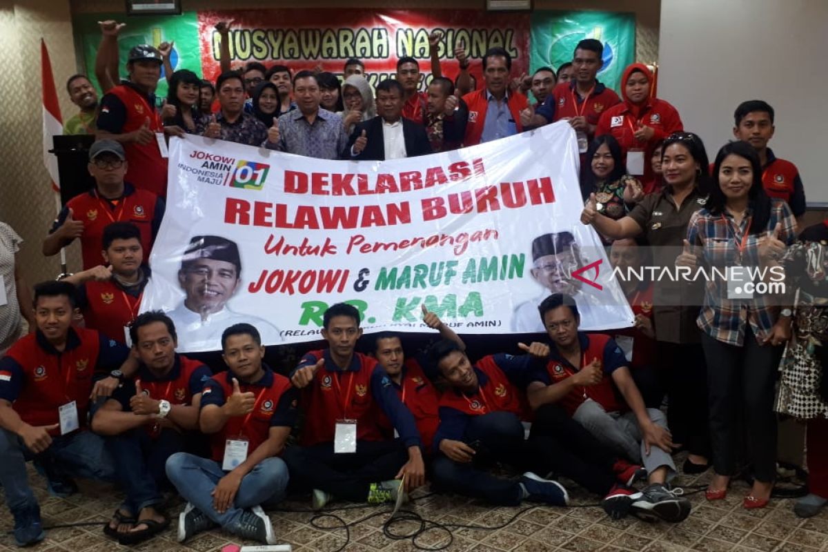 FSB KIKES deklarasikan dukungan untuk Jokowi-Ma'ruf