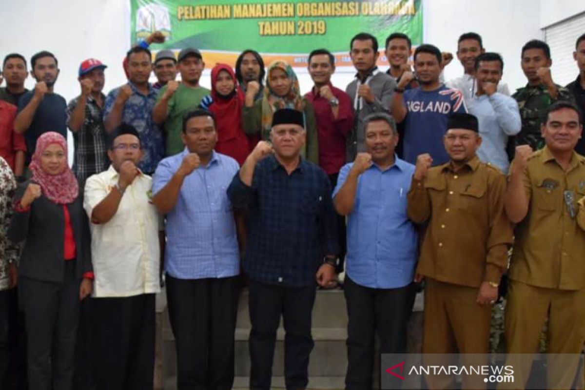 Bupati: Manajemen organisasi olahraga berkontribusi maksimalkan prestasi