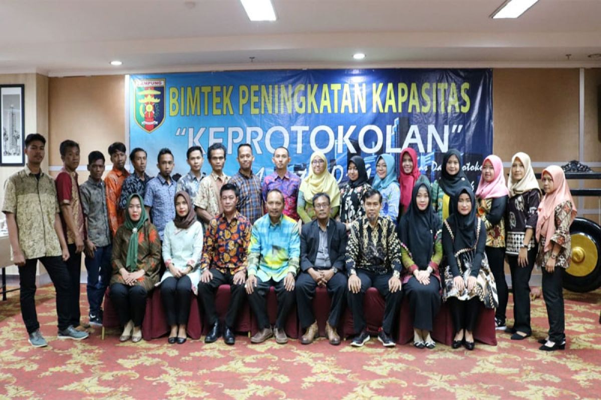 Humas-Protokol Lampung Adakan Bimtek Peningkatkan Kapasitas