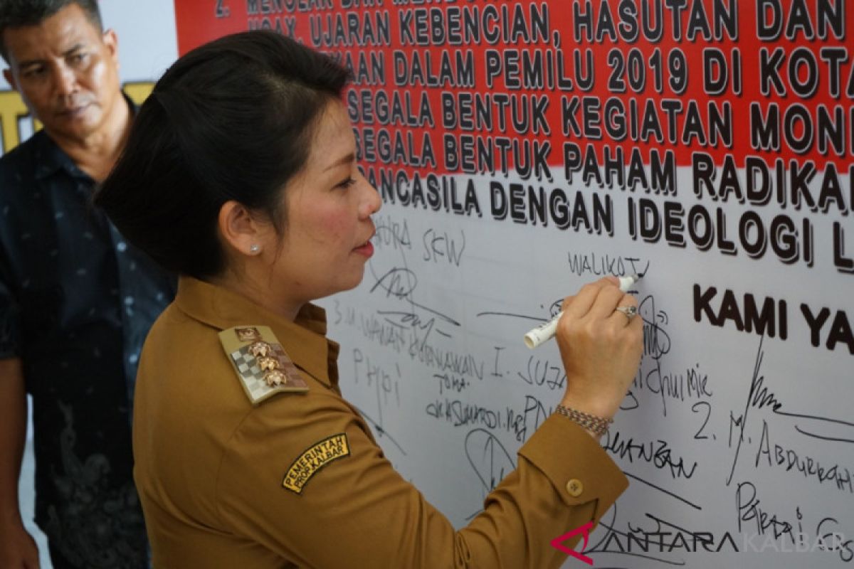 Caleg Singkawang Siap Wujudkan Pemilu Damai