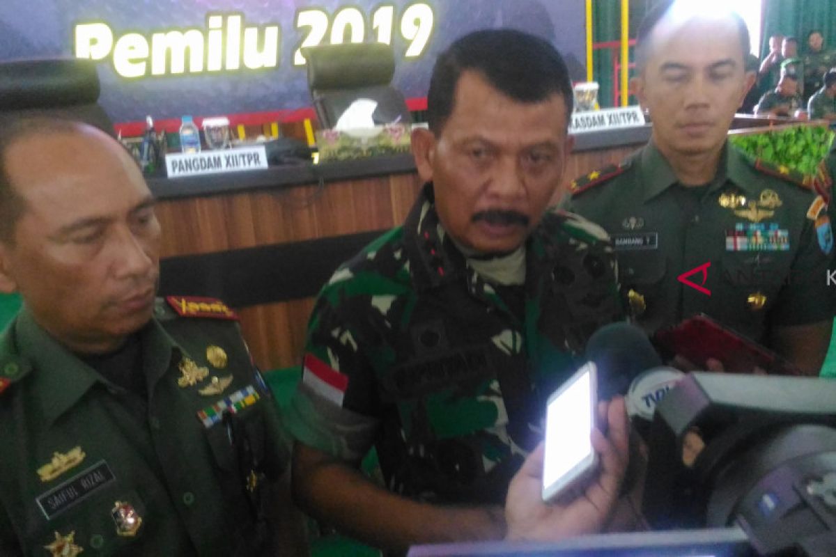 Pangdam Tanjungpura ajak prajuritnya jaga netralitas Pemilu 2019