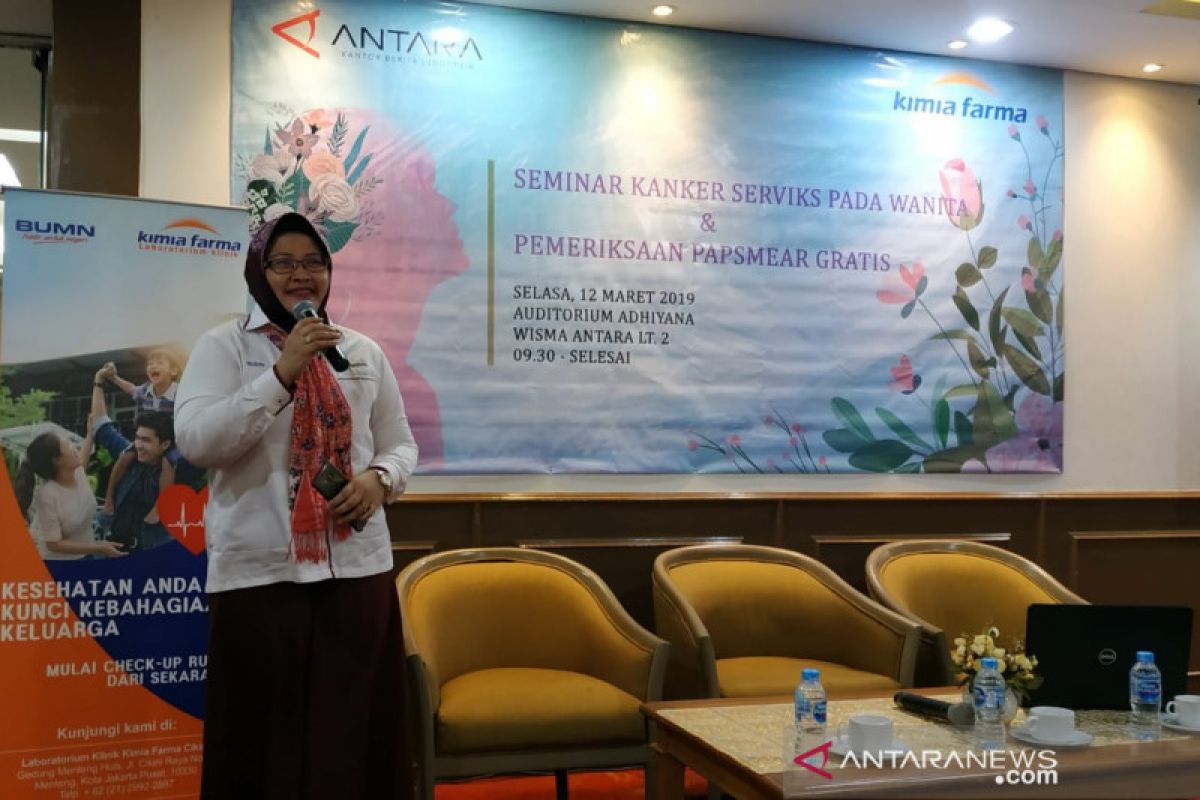 LKBN Antara dan Kimia Farma kerja sama layani papsmear gratis karyawati