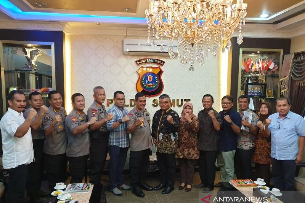 KPU-Polda Sumut koordinasi persiapan Pemilu 2019