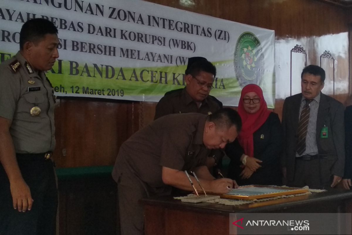 Pengadilan Negeri Banda Aceh canangkan zona integritas