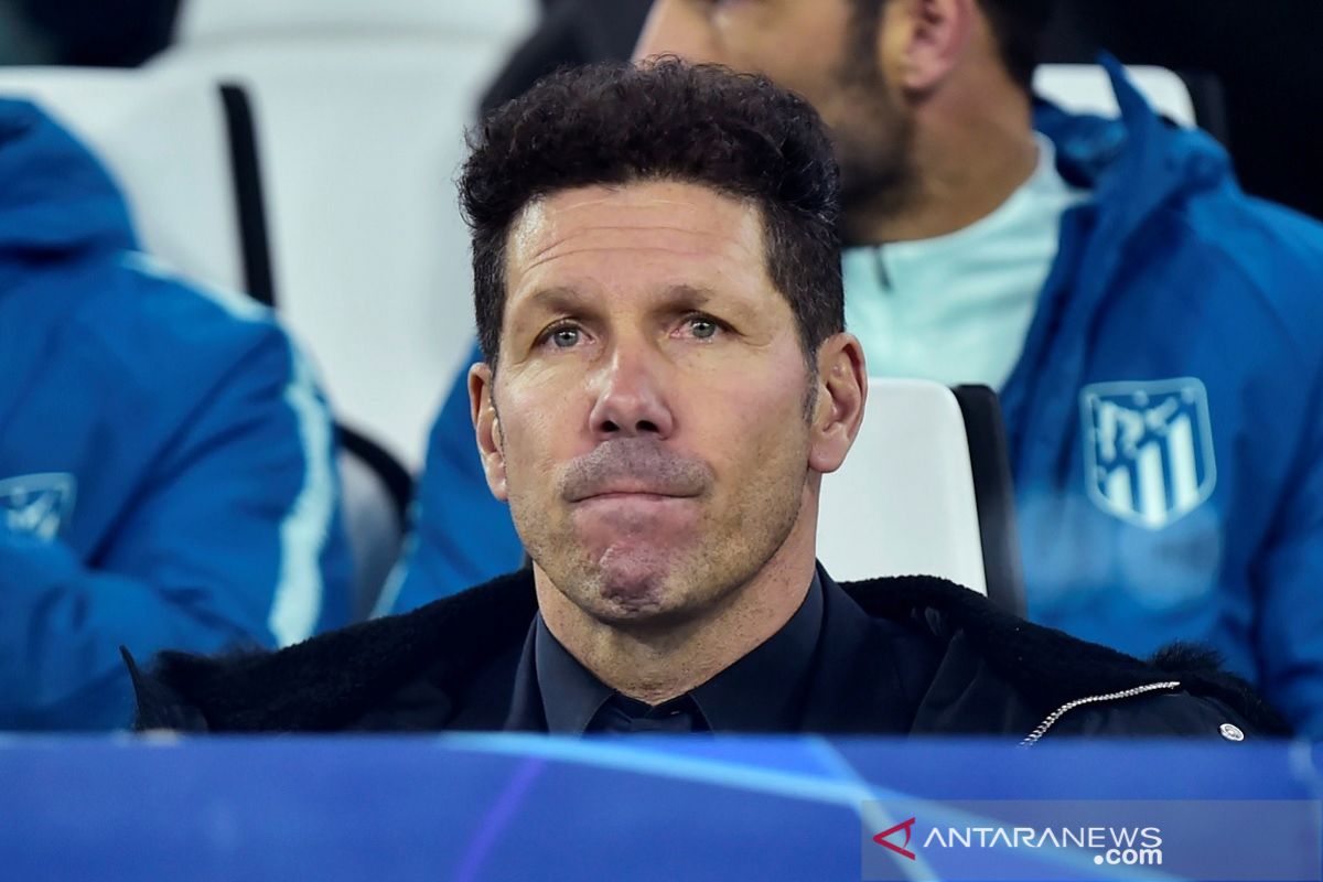 Simeone pasang badan atas kekalahan lawan Juventus