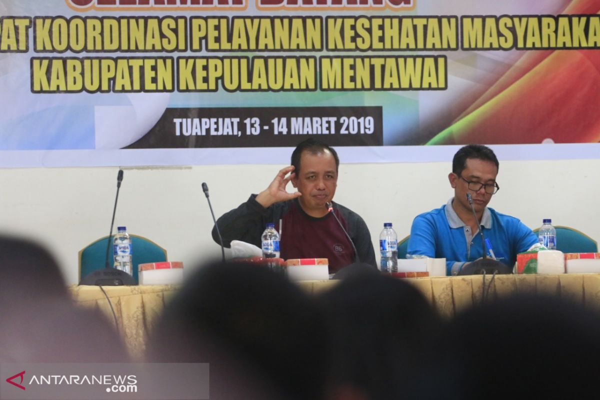 Wabup Mentawai minta petugas kesehatan sungguh-sungguh layani masyarakat