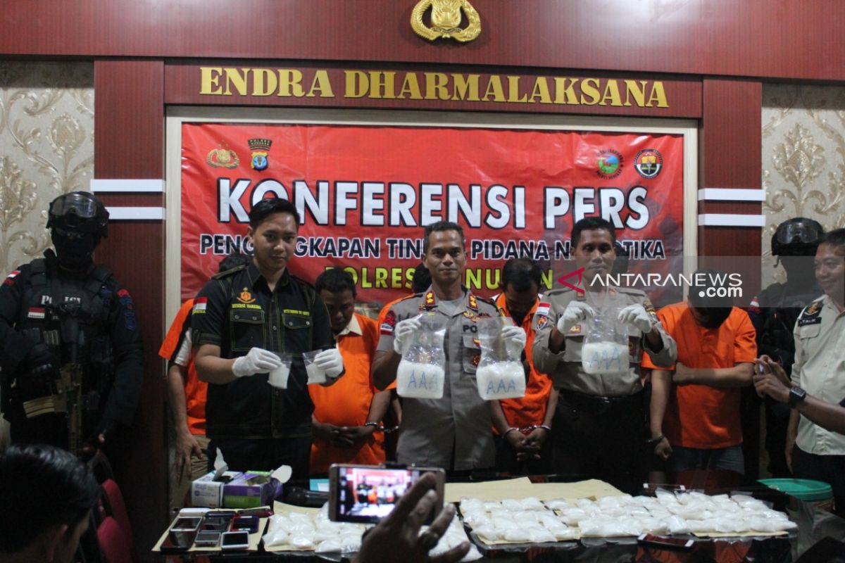 Pengungkapan penyelundupan 8 kg sabu-sabu di Nunukan