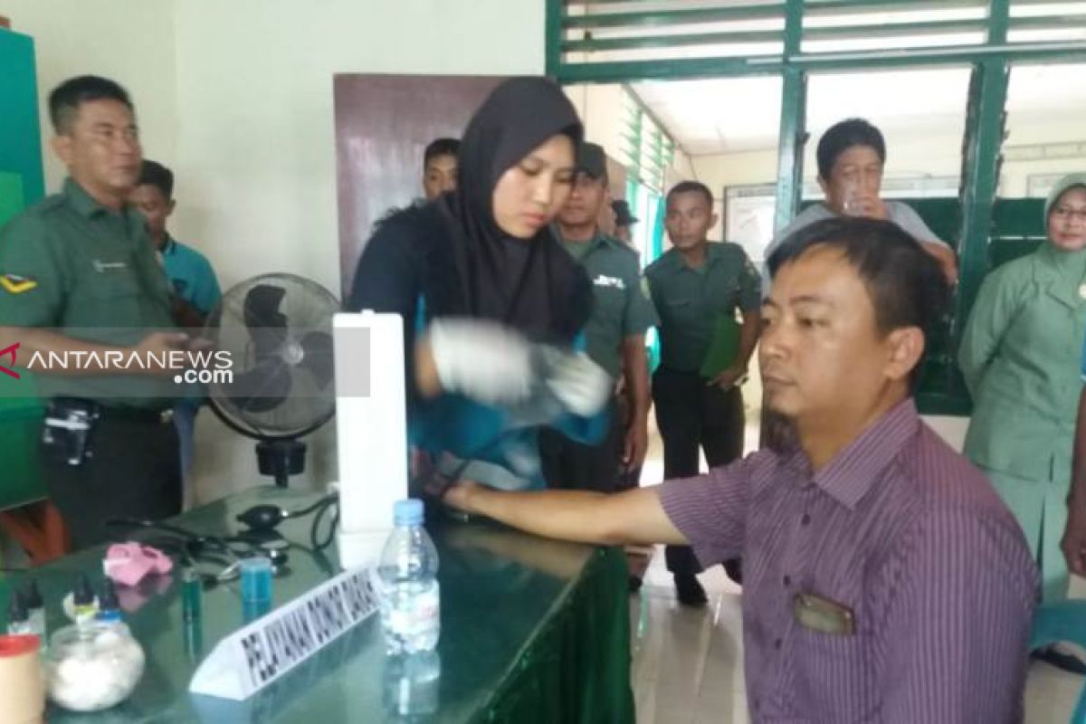 Koramil 431-02 Muntok gelar pelayanan kesehatan gratis