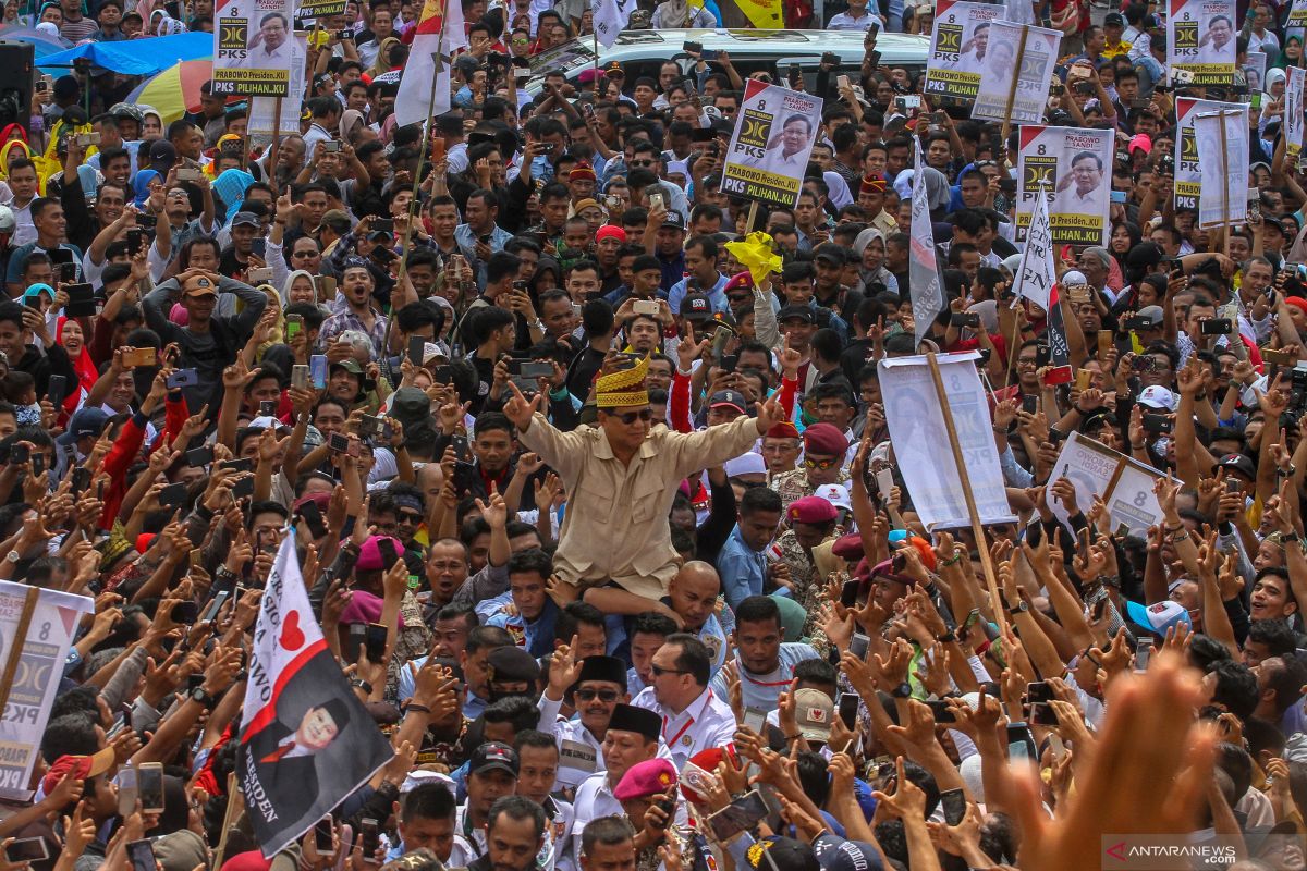 Prabowo-Sandiaga unggul di 11 daerah di Riau, hasil mengejutkan di Pekanbaru