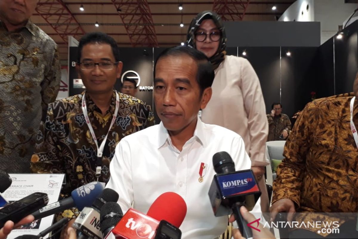 Jokowi ketemu Ma'ruf Amin bahas persiapan debat