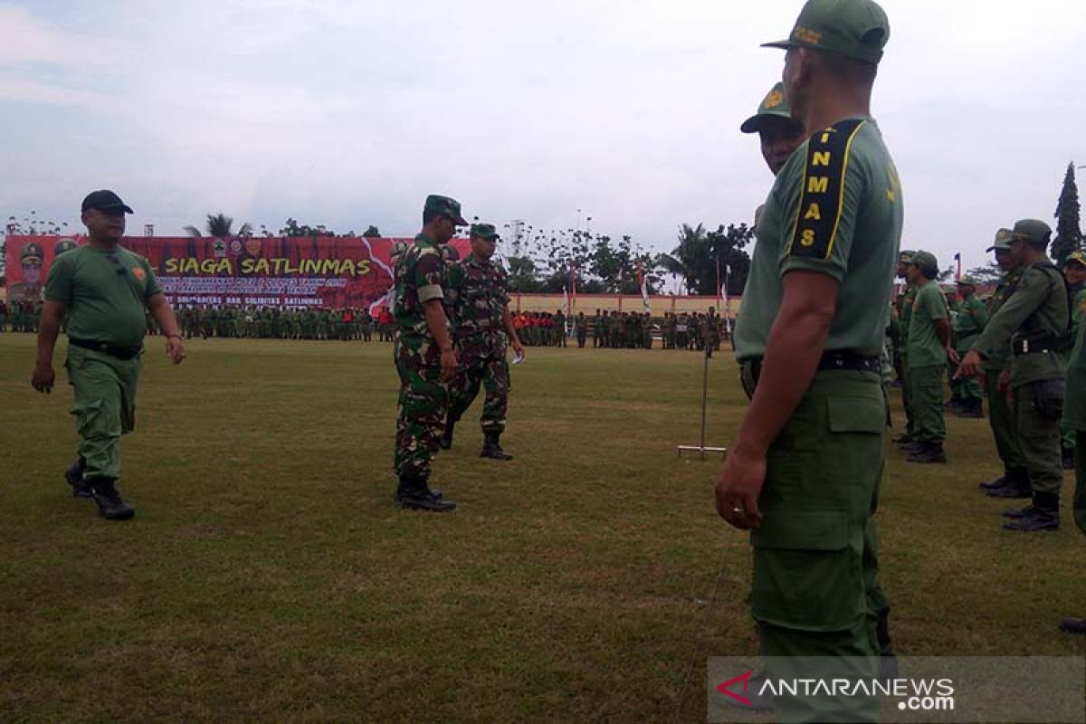 Personel Satlinmas Jateng siap amankan Pemilu 2019