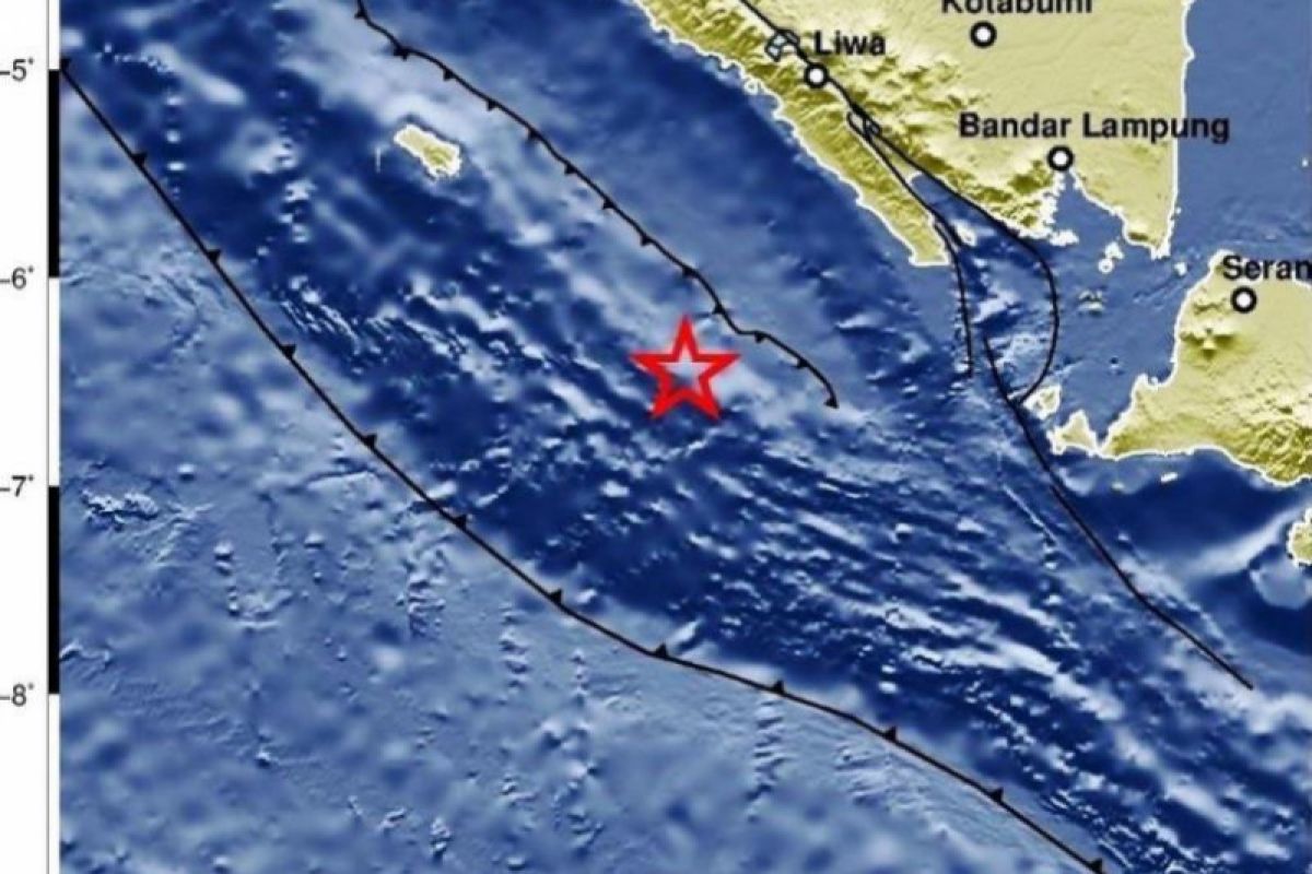 BMKG: Gempa Magnitudo 3,1 di barat daya Pesisir Barat Lampung