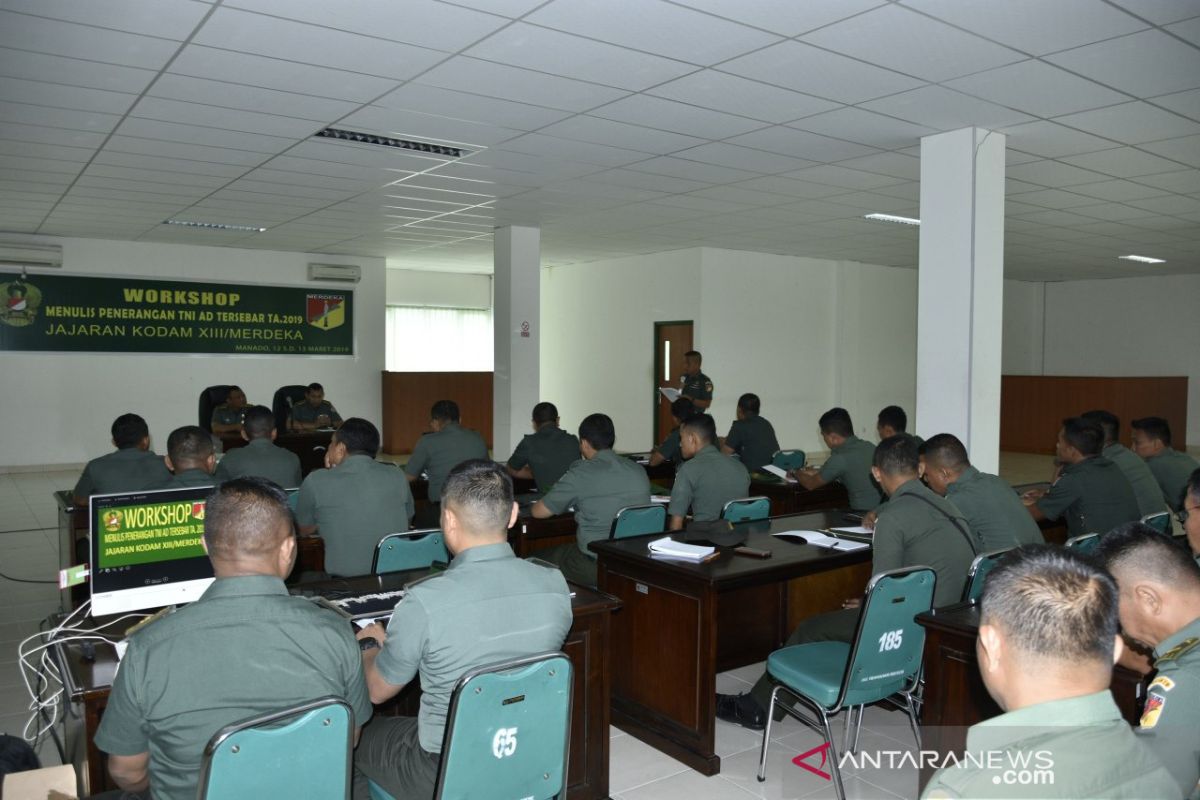 Kodam XII/Merdeka tingkatkan kemampuan  penulisan penerangan personel