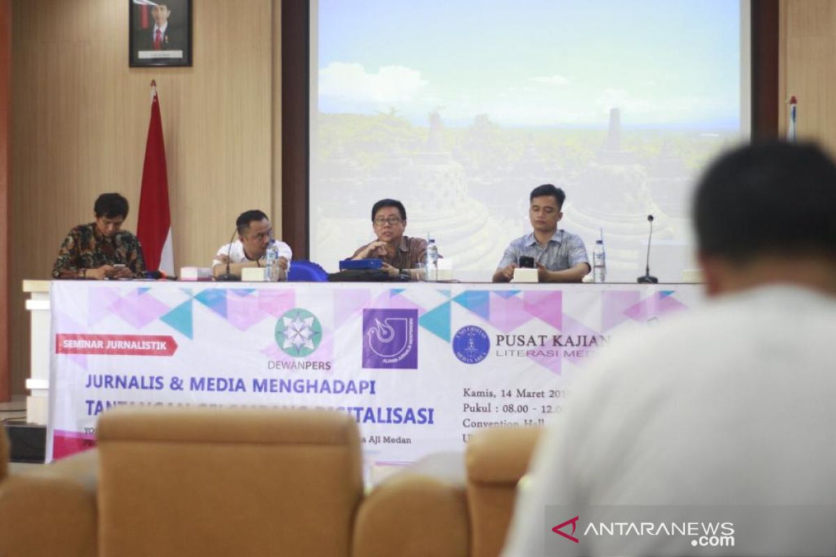 AJI Medan: Gelombang digitalisasi menerpa, jurnalis harus lebih sejahtera