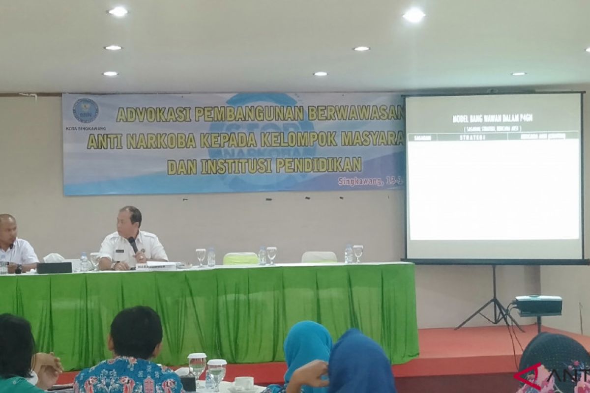 BNN Kota Singkawang advokasi pembangunan berwawasan anti-narkoba