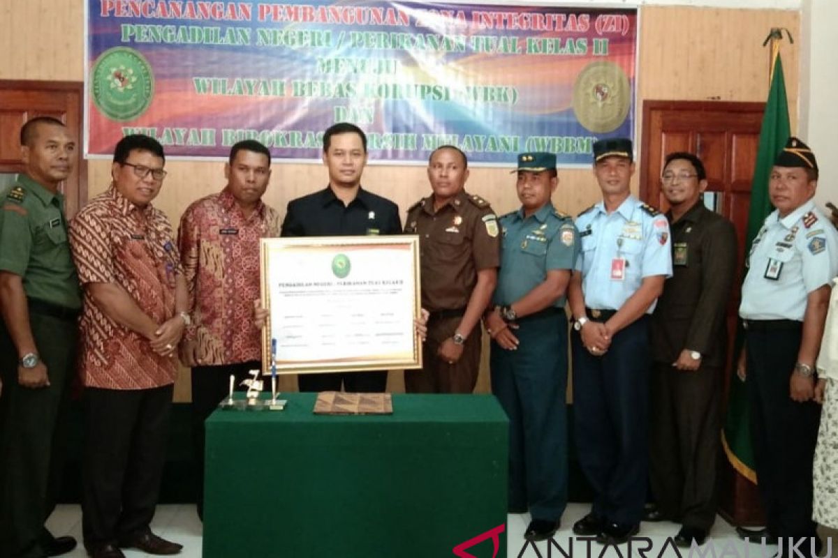 PN Tual canangkan pembangunan Zona Integritas