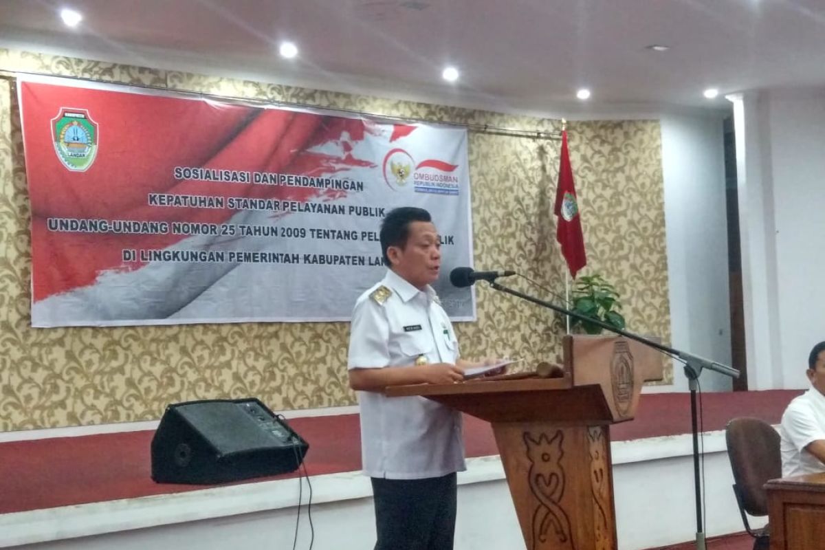 Landak targetkan raih zona hijau dari Ombudsman