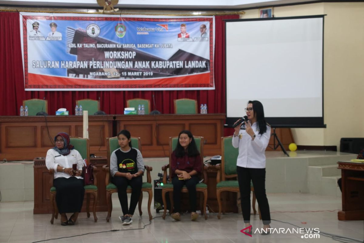 Landak gandeng perangkat adat wujudkan perlindungan anak dan perempuan