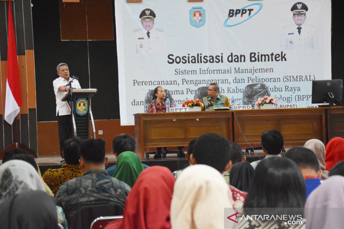 Bappeda Kubu Raya gelar sosialisasikan aplikasi Simral