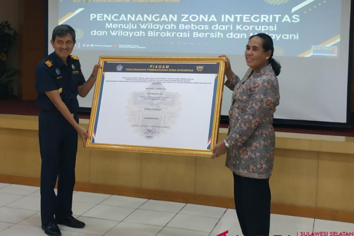 Bea Cukai Sulbagsel Canangkan zona integritas