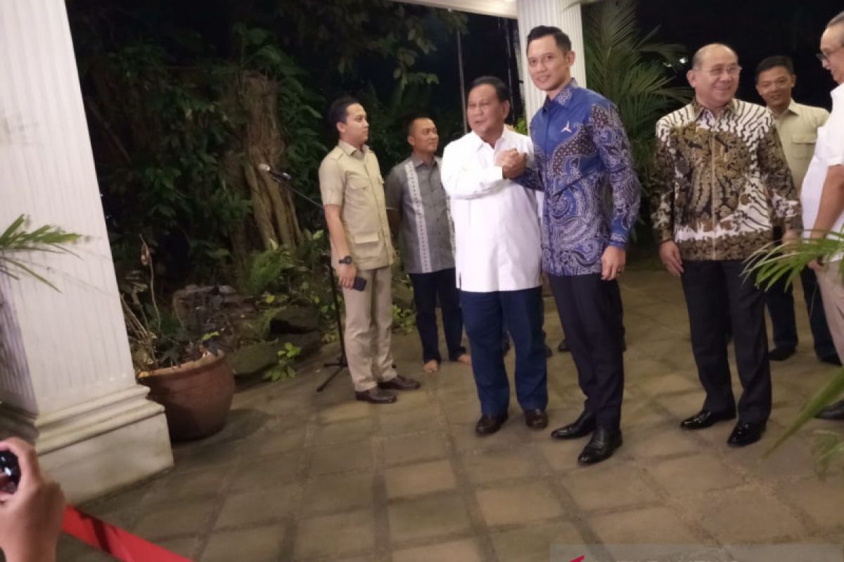 Prabowo-AHY sepakat perkuat kekuatan hadapi kampanye terbuka