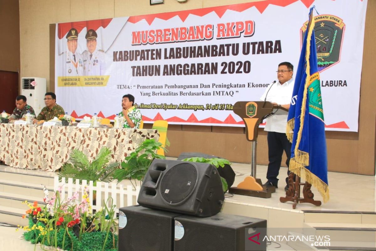 Bupati labura berharap musrenbang sinkronkan pembangunan