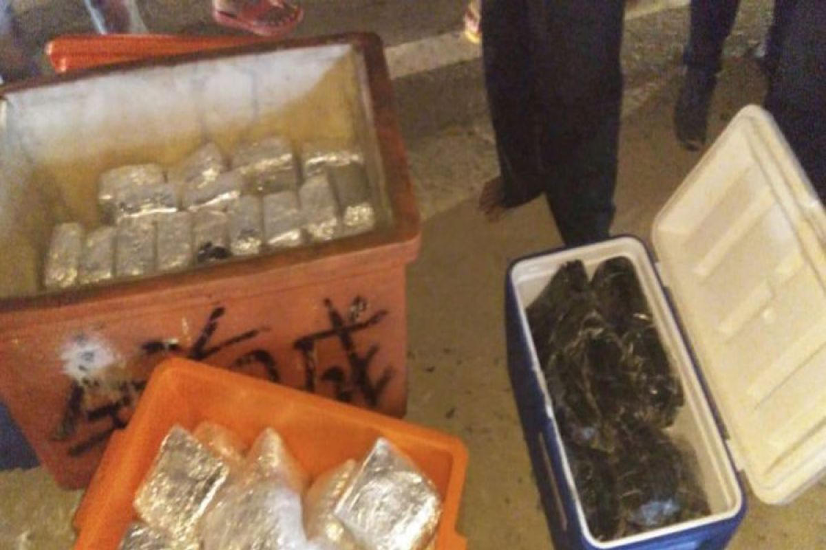 Indonesia's anti-drugs agency seizes 100 kilograms of crystal meth