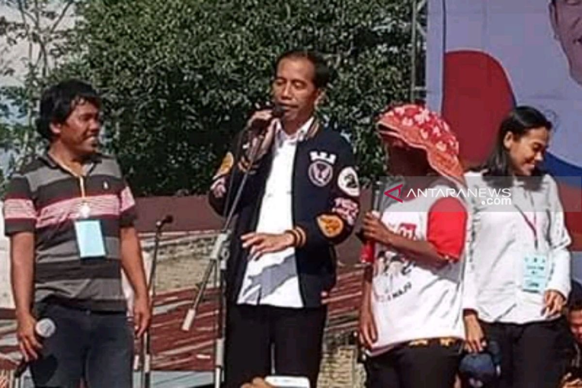 Mampu raih 97 persen suara di Pilpres, Jokowi janji kembali kunjungi Tapanuli dan Simalungun