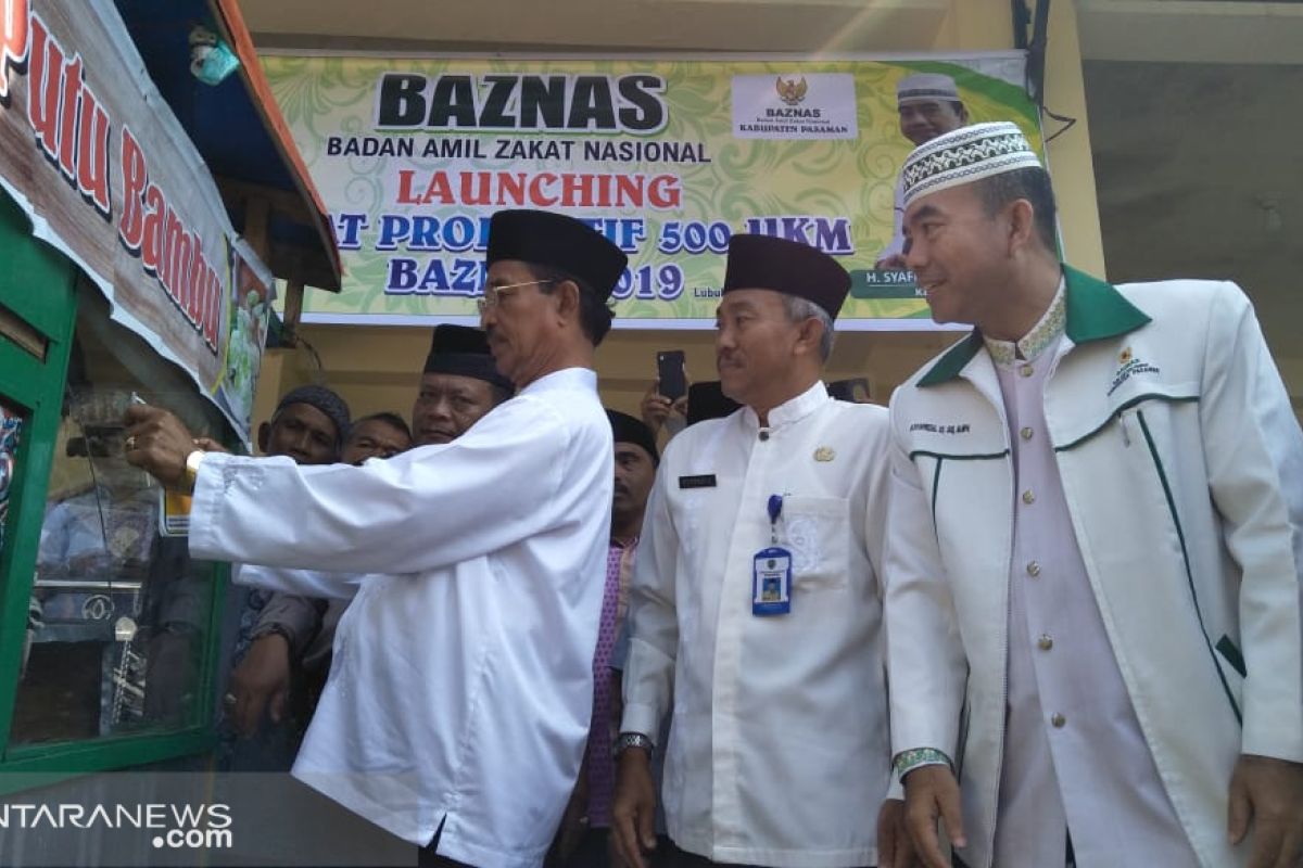 Baznas Pasaman luncurkan zakat produktif untuk 500 UKM