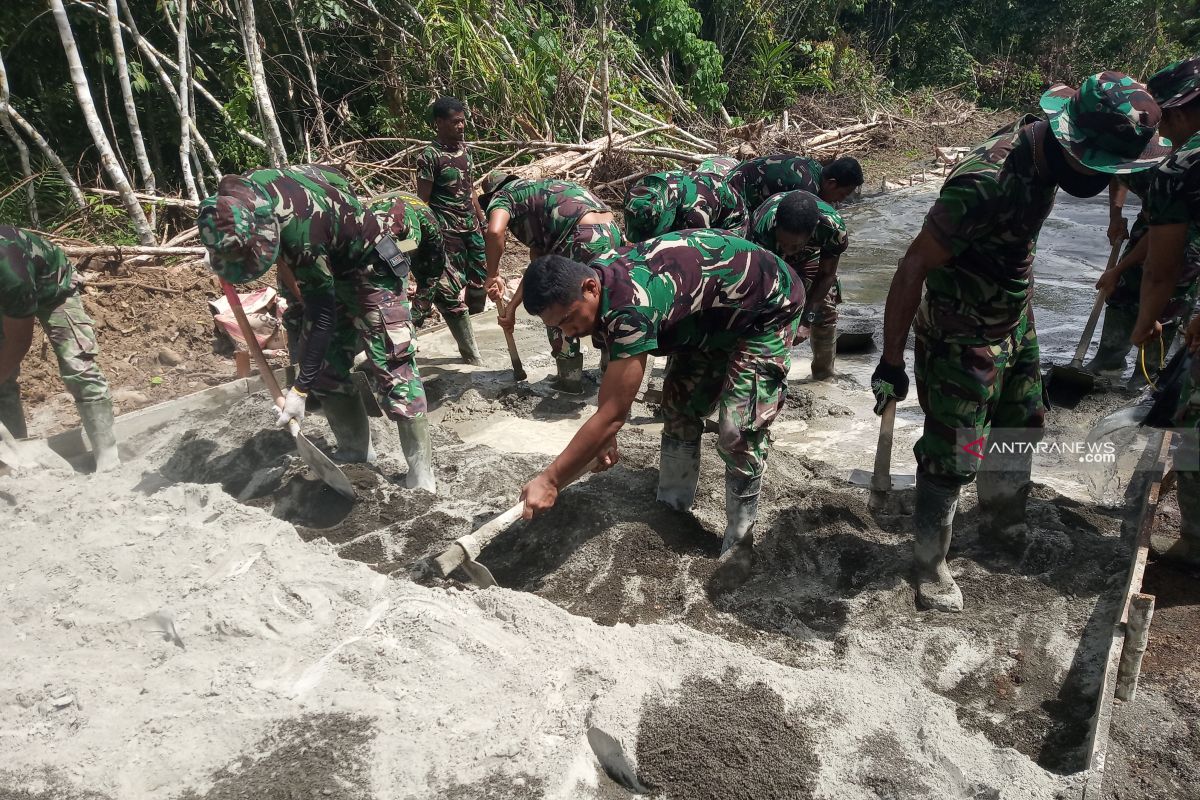 Kodim Manokwari percepat pekerjaan fisik TMMD-104