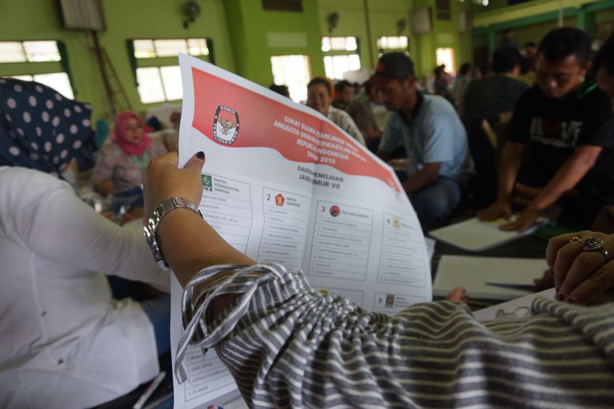 Surat suara pemilu di Trenggalek kurang 1.268 lembar