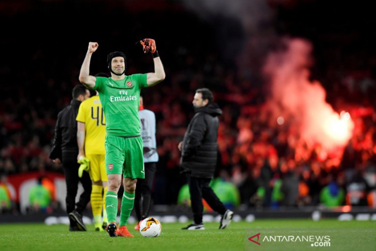 Mimpi Cech sebelum pensiun bersama Arsenal, Juara Liga Europa