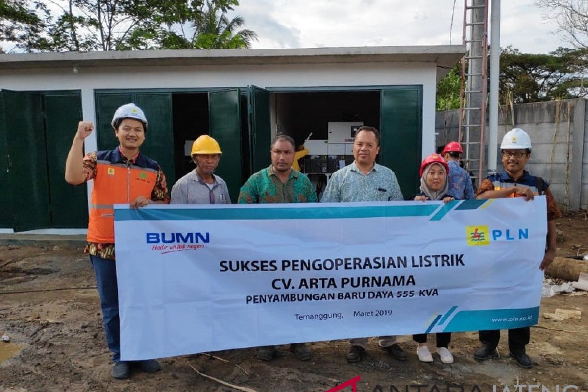 Temanggung potensial pelanggan PLN tegangan menengah