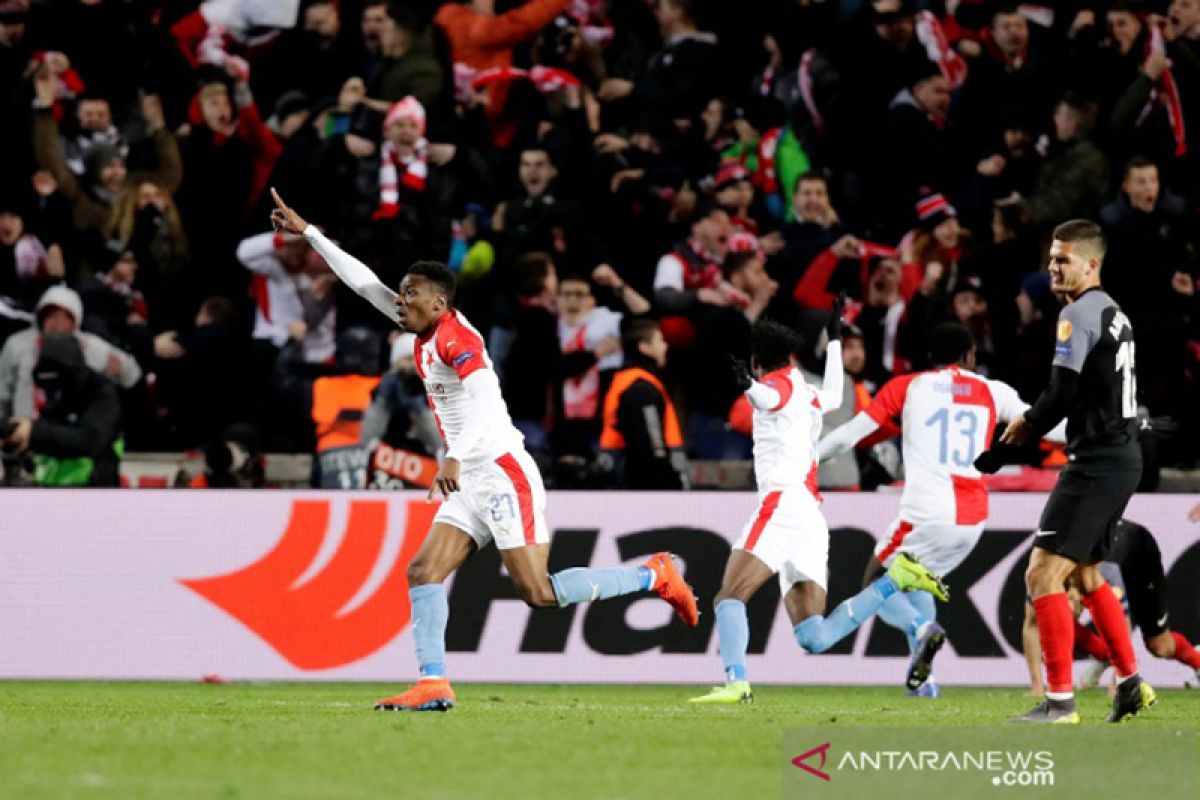 Skor 4-3 lewat tambahan waktu, Slavia Praha kubur harapan Sevilla di Liga Europa