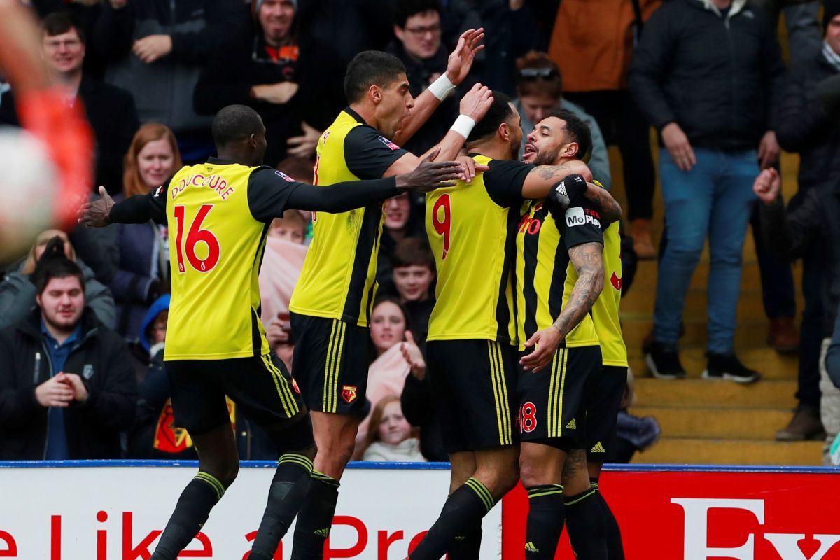 Menang 2-1 atas Crystal Palace, Watford melaju ke semifinal Piala FA