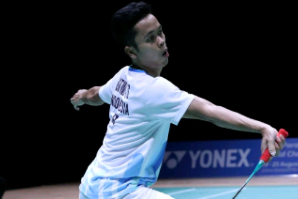 Kalahkan Lin Dan, Ginting lolos ke semifinal Swiss Terbuka