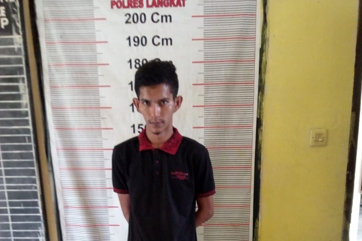 Polisi Langkat ringkus kurir 25 kg ganja tujuan Medan