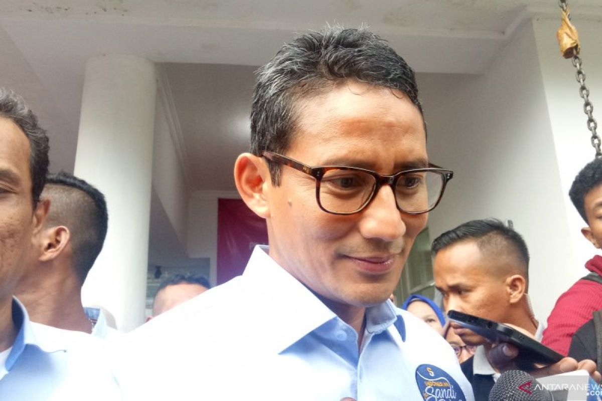 Sandiaga Uno ajak anggota BPN tahan diri tanggapi kasus Rommy