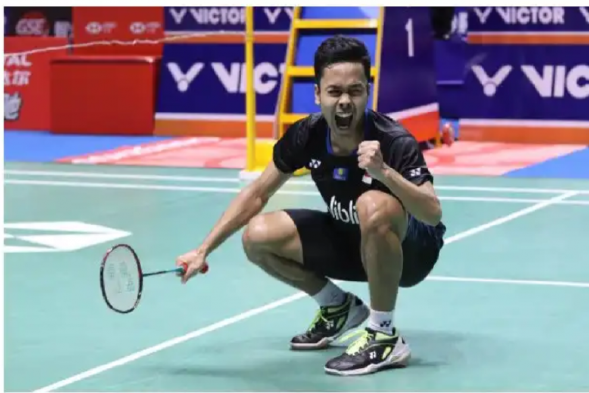 Kalahkan Lin Dan, Ginting ke Semifinal Yonex Swiss Terbuka 2019