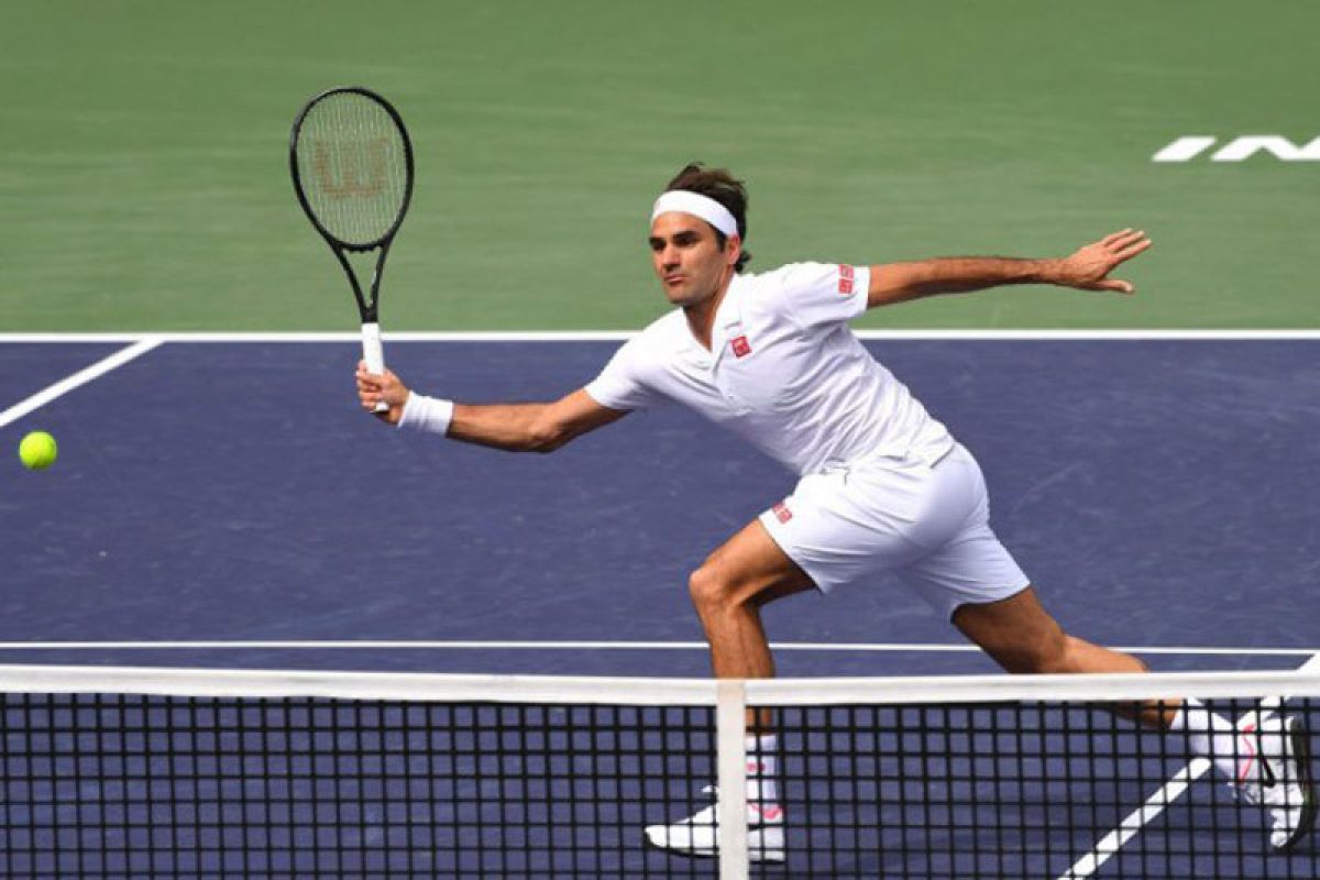 Roger Federer kalahkan Albot di Miami Open