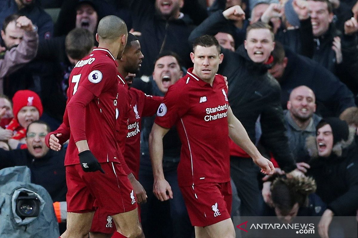 Penalti Milner antar Liverpool menang di kandang Fulham