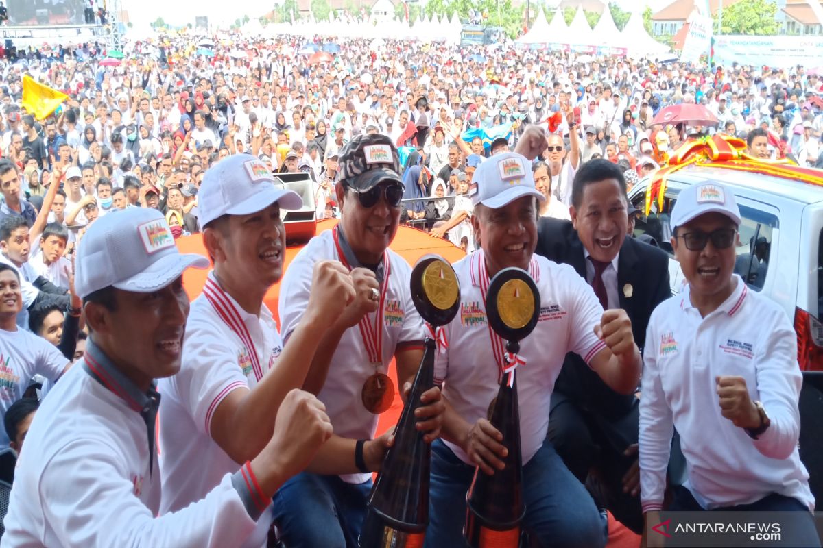 Puncak Millennial Road Safety Festival di Kalsel borong Rekor MURI