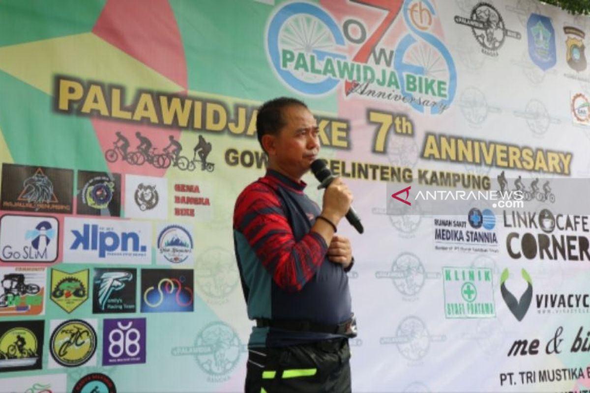 Bupati Bangka ajak masyarakat biasakan budaya bersepeda