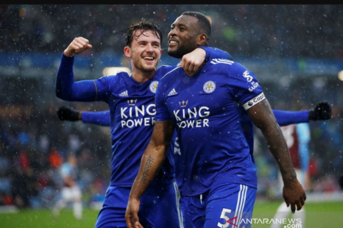 Leicester City sukses raih kemenangan 2-1 di kandang Burnley