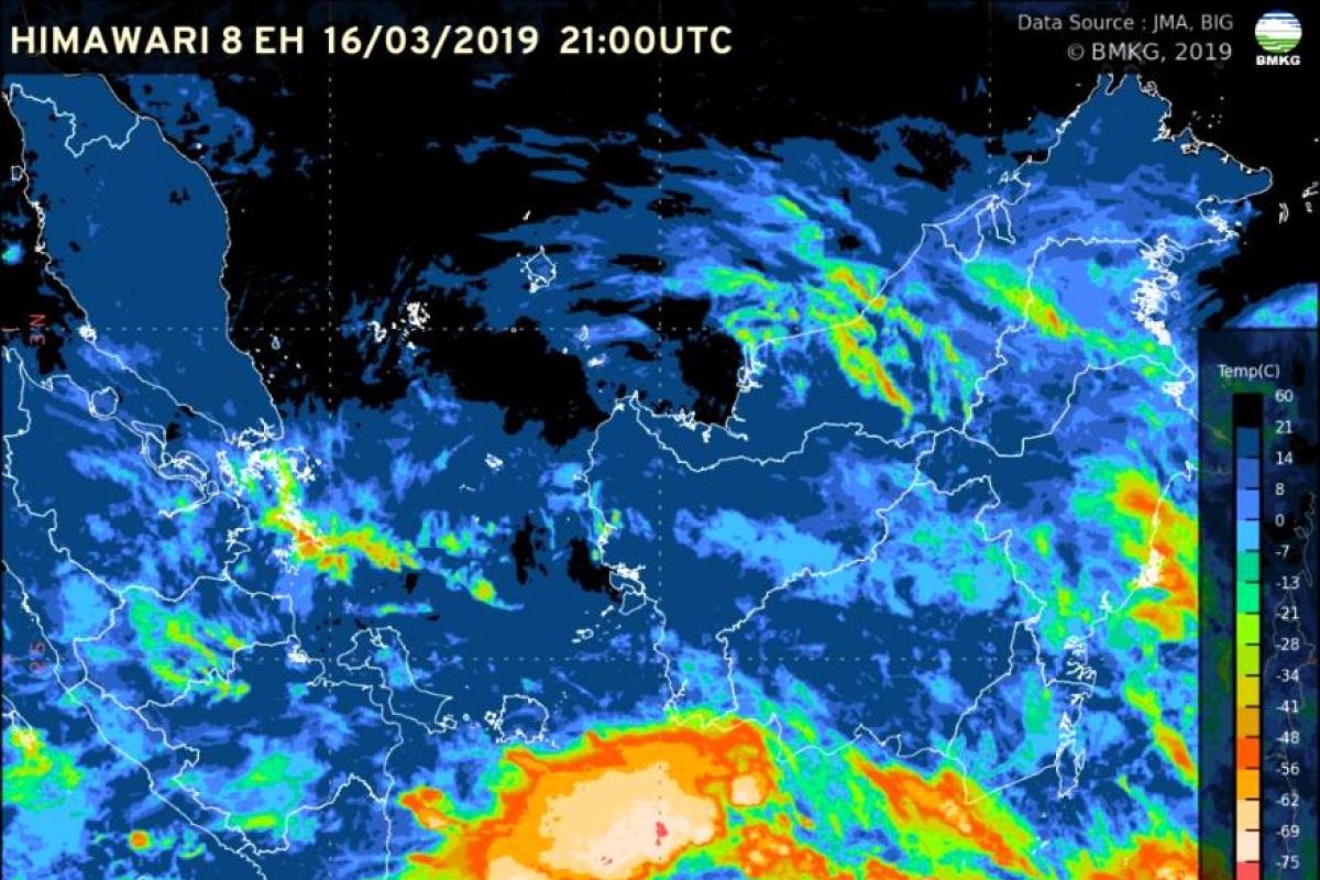 BMKG Peringatkan Waspadai Hujan Lebat-Petir di Lampung