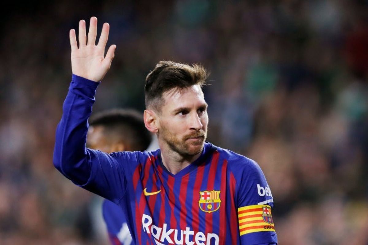 Messi akui senang dapatkan aplaus dari suporter tim Real Betis