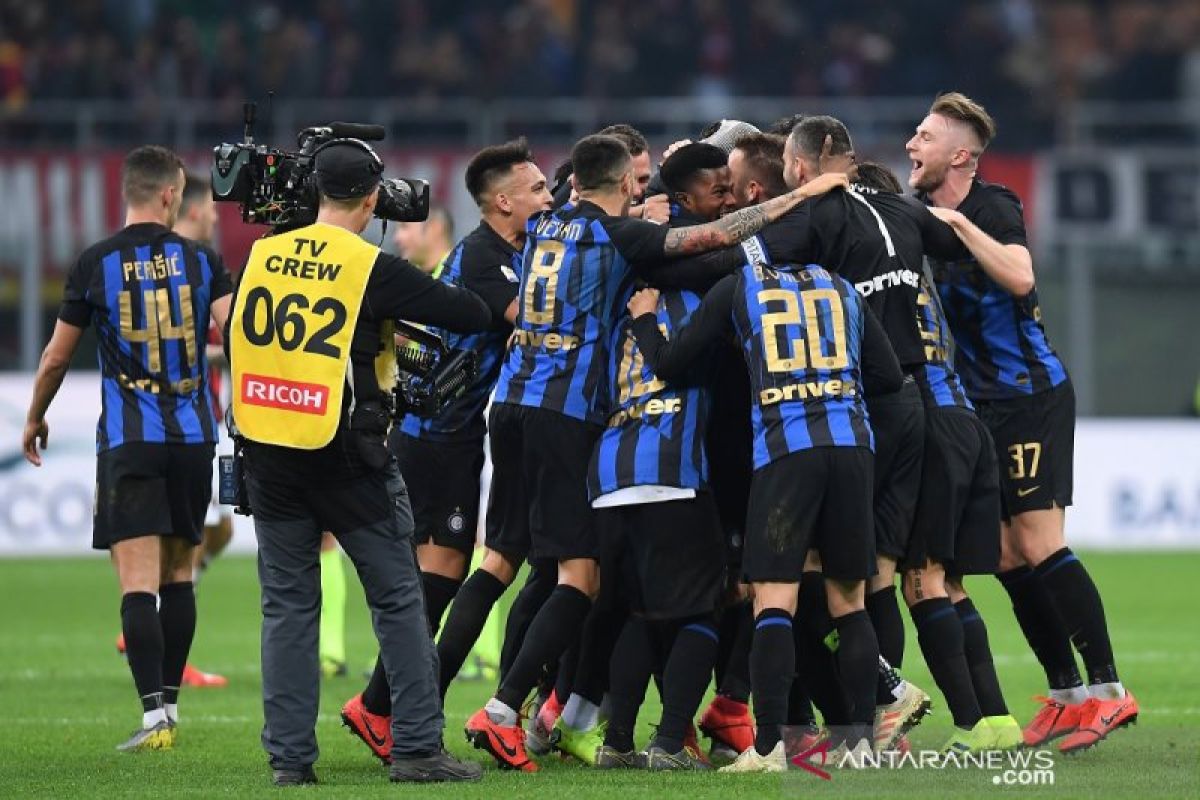 Inter Milan menangi Derby Della Madonnina, gusur Milan dari peringkat ketiga