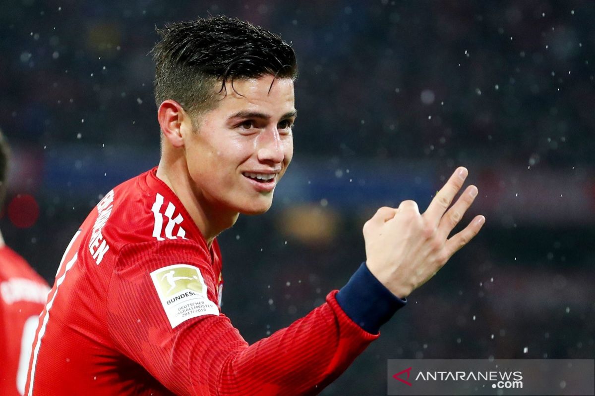 James Rodriguez trigol, Muenchen cukur Mainz 6-0