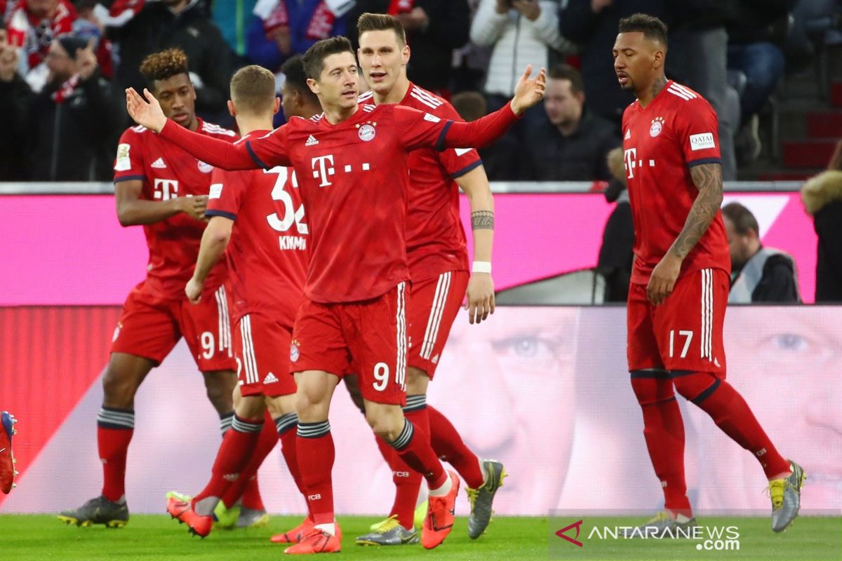 Hasil dan klasemen Liga Jerman, Muenchen ke puncak usai menang telak