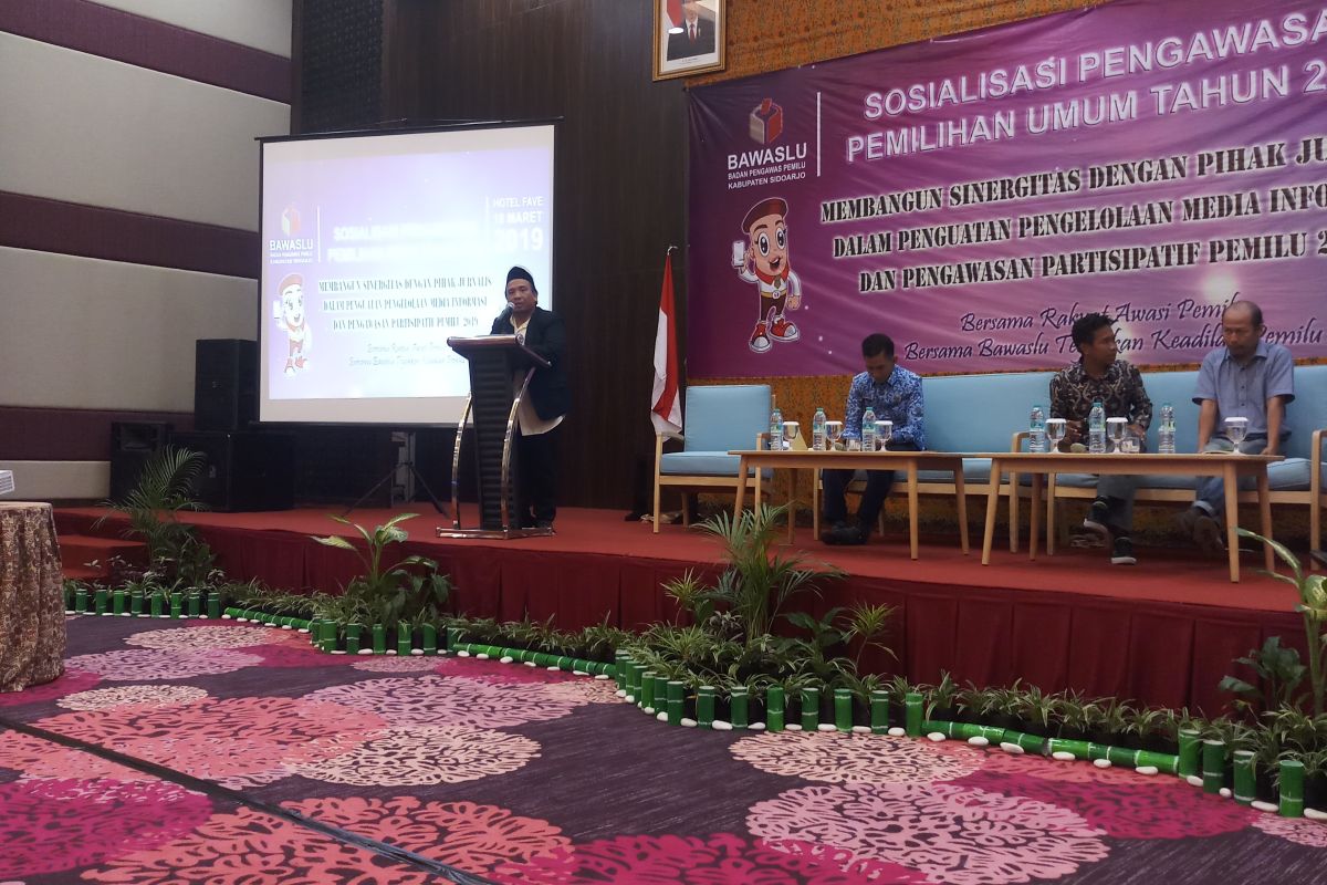 Bawaslu Sidoarjo tingkatkan sinergitas dengan media